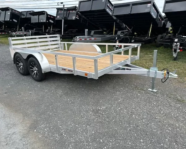 Sport Haven 7×12 Aluminum Utility Trailer – Tandem Axle