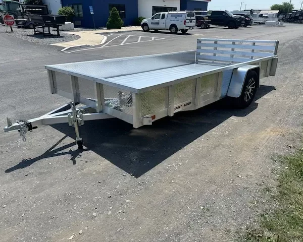 Sport Haven 7×14 Aluminum Utility Trailer – Deluxe Package