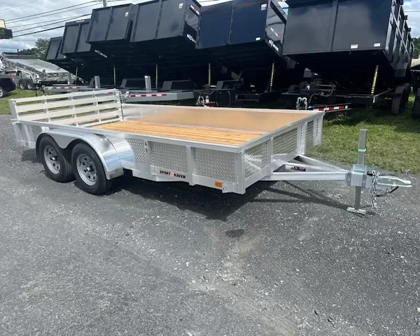 Sport Haven 7×14 Aluminum Utility Trailer – Dual Axle