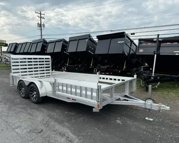 Sport Haven 7×16 Aluminum Utility Trailer – ATV Ramps