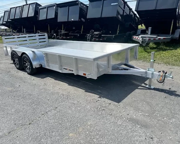 Sport Haven 7×16 Aluminum Utility Trailer – Deluxe Package