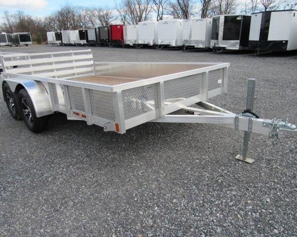 Sport Haven 7×12 Aluminum Utility Trailer – Aluminum Wheels