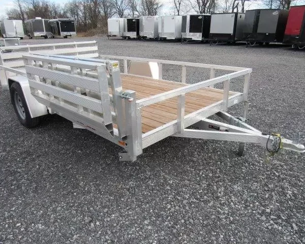 Sport Haven 7×12 Aluminum Utility Trailer – Side ATV Gate