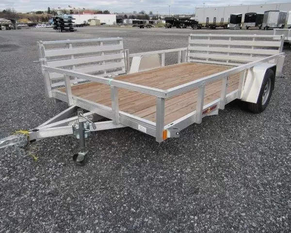 Sport Haven 7×12 Aluminum Utility Trailer – Side ATV Gate