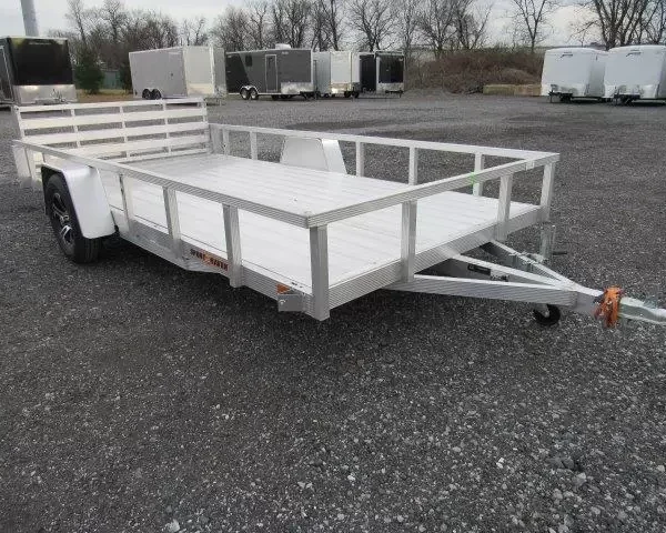Sport Haven 7×14 Aluminum Landscape Utility Trailer – Deluxe