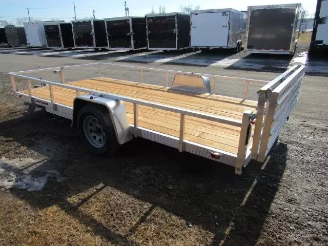Sport Haven 7×14 Aluminum Utility Trailer – Bi-Fold Ramp Gate - Image 2