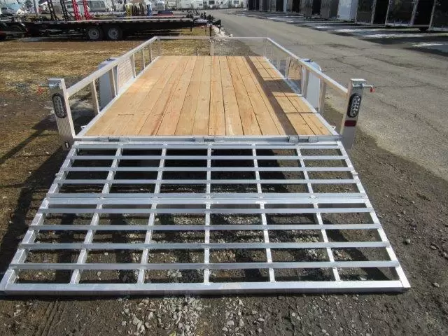 Sport Haven 7×14 Aluminum Utility Trailer – Bi-Fold Ramp Gate - Image 4