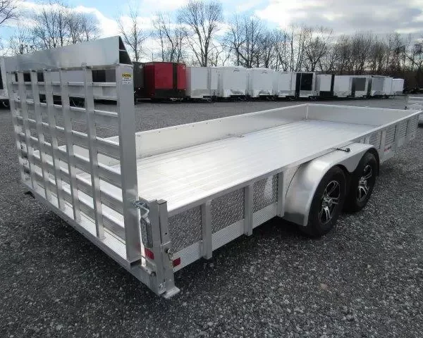 Sport Haven 7×18 Aluminum Landscape Trailer Heavy Duty Ramp