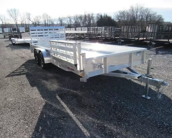 Sport Haven 7×18 Aluminum Landscape Trailer – Side ATV Ramp