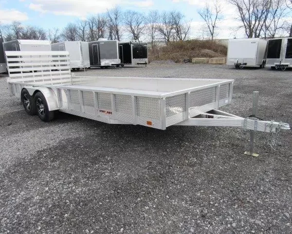 Sport Haven 7×20 Aluminum Landscape Trailer – Heavy Duty Ramp