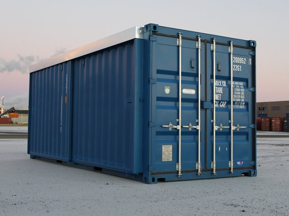 20′ Storage Container with sliding door