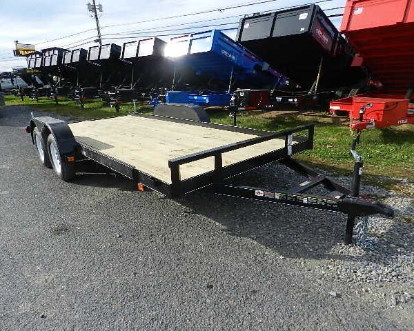 Carry-On 7 x 16 Open Car Trailer – Stabilizer Jacks