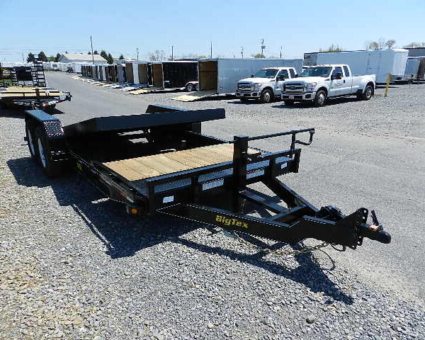 Big Tex 7 x 20 Split-Tilt Equipment Trailer Tilt Deck