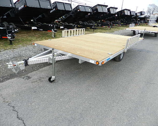 Cargo Pro 8 x 14 Aluminum (3) Place ATV Trailer – Aluminum Ramps