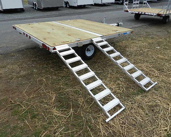 Cargo Pro 8 x 9 Aluminum (2) Place ATV Trailer – Aluminum Ramps
