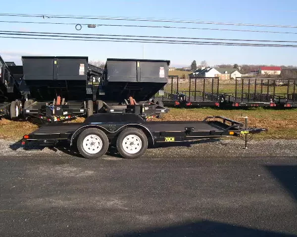 Big Tex 7 x 16 Open Car Trailer – Removable Fenders
