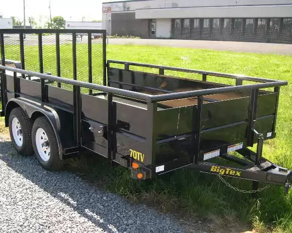 Big Tex 7 x 12 Landscape Utility Trailer – 2′ Steel Sides