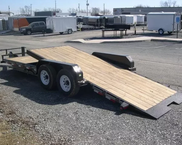Big Tex 7 x 22 Equipment Trailer Split Tilt Deck