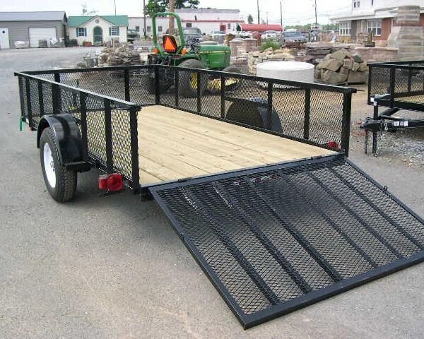 Carry On 6.4 x 12 Landscape Utility Trailer – 3K with High Mesh Sides