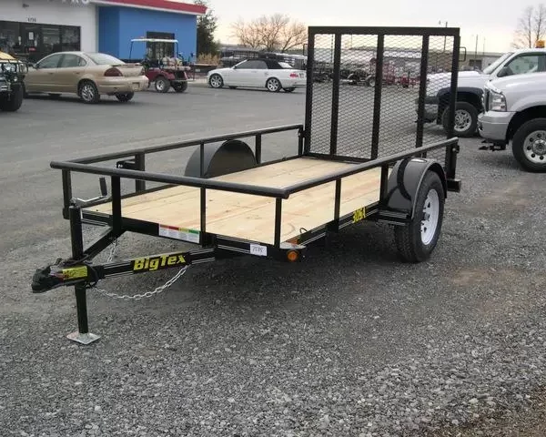Big Tex 5 x 10 Landscape Utility Trailer – Rear Ramp Gate