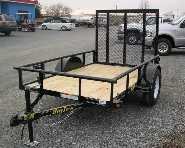 Big Tex 5 x 8 Landscape Utility Trailer – Rear Landscape Gate