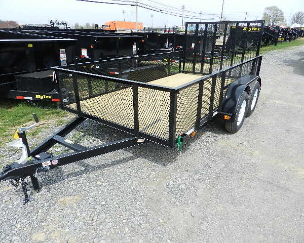 Carry On 6 x 12 Landscape Utility Trailer – High Mesh Sides