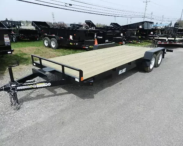 Car Mate 7 x 20 Car Trailer 7K with Slide In Ramps