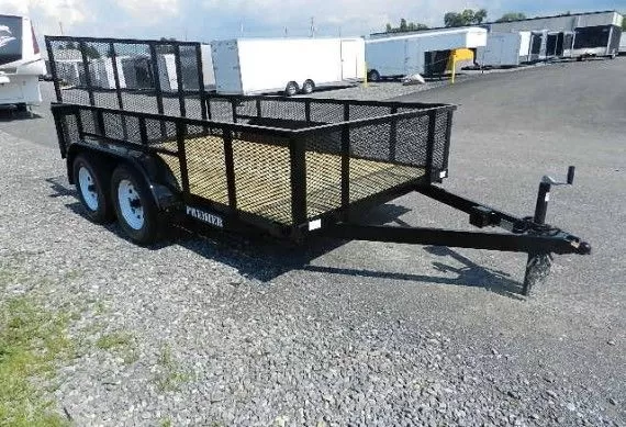 Premier 6.4 x 12 Landscape Utility Trailer – 24″ Mesh Sides
