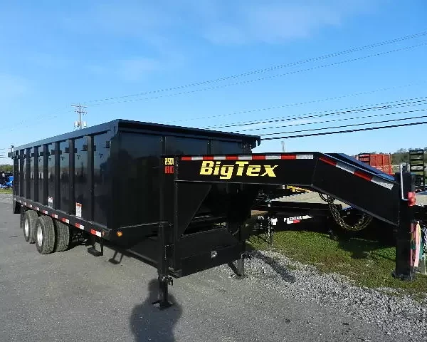 Big Tex 92″ x 20′ Dump Trailer – 25.9K with Combo Gate & Ramps