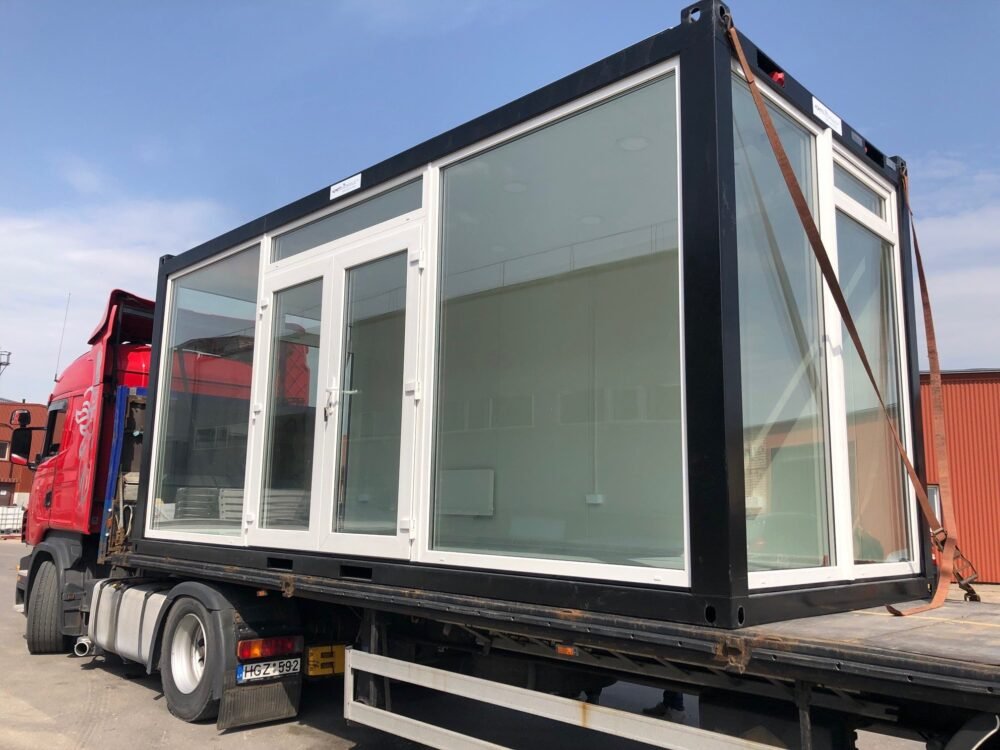 20′ Glass Container, three glass walls - Image 4