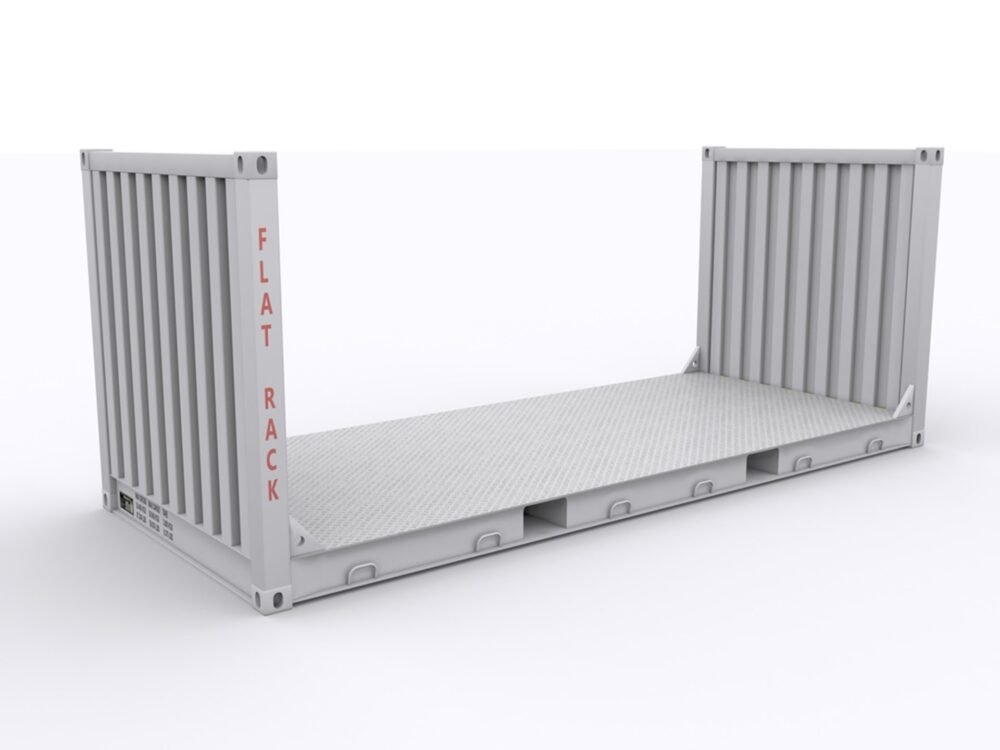 20′ Flat Rack Container