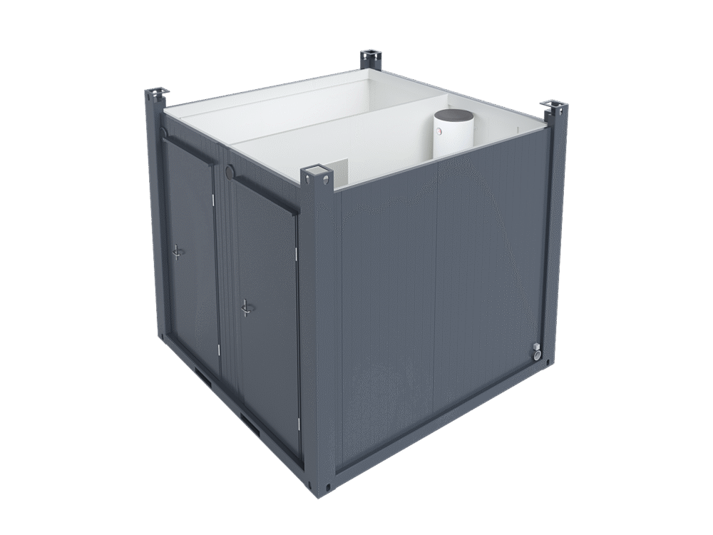 Shipping Container Toilets