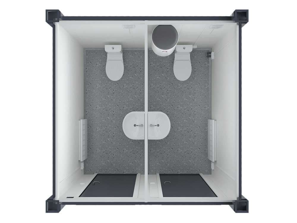 Shipping Container Toilets