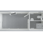 20′ Break Room with toilet and shower, Premium - Image 2