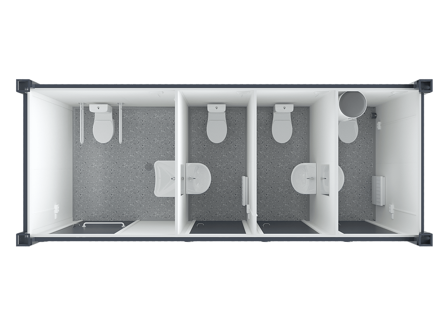 20′ Break Room with toilet and shower, Premium - Image 4