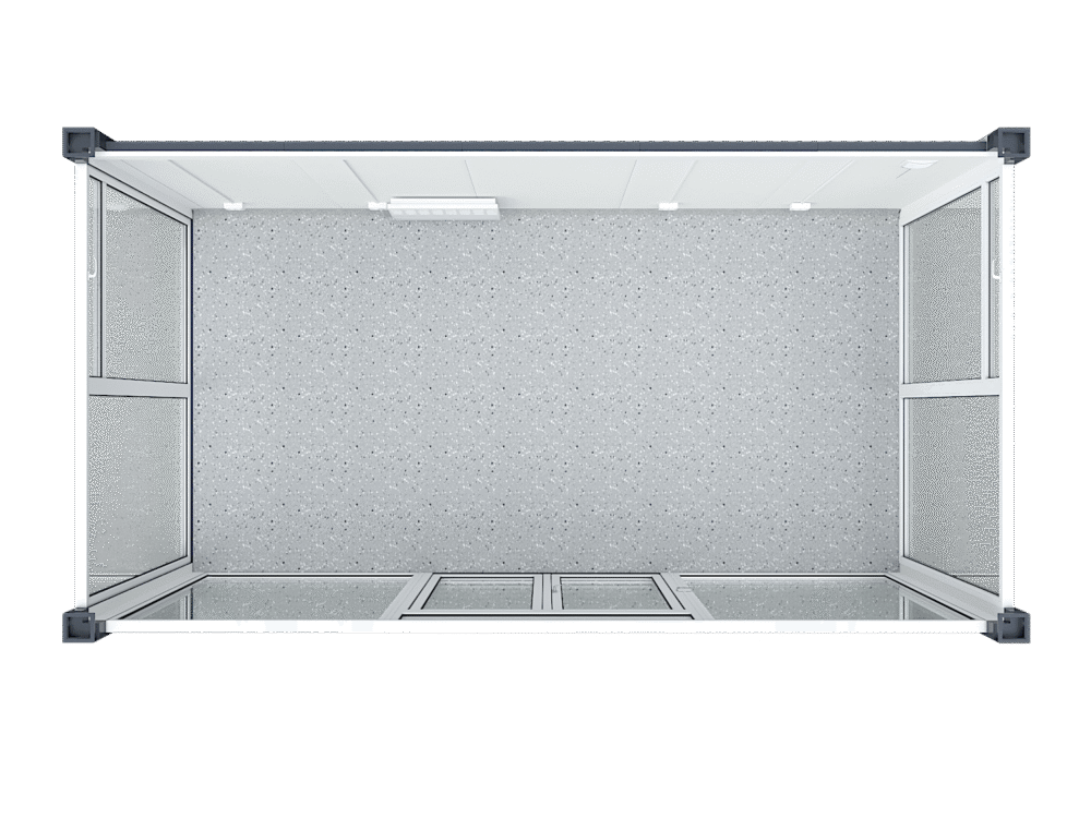 6×3.2m Glass Container, 3 glass walls - Image 5